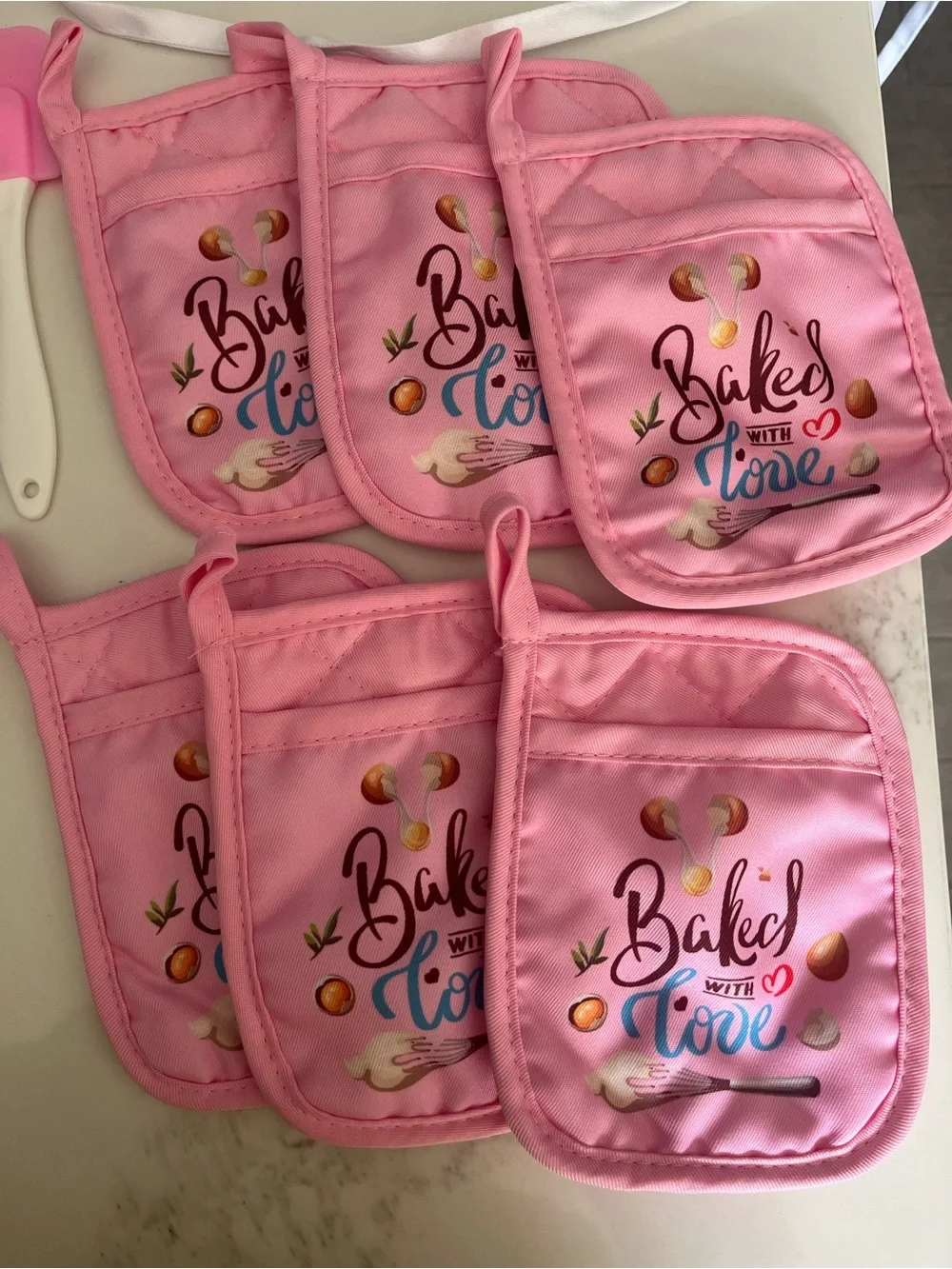 NWOT set of 6 baking/cooking tools for kids.  Fun items for a party!